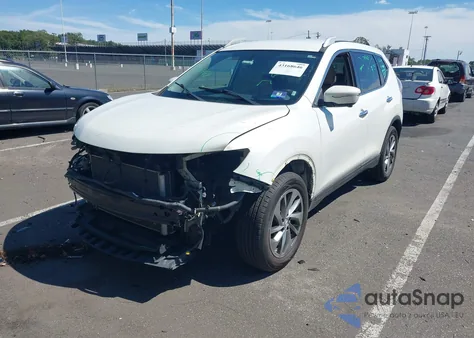 2014 Nissan Rogue Sl from USA, damaged, VIN 5N1AT2MV7EC830117